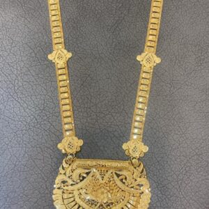 Royal Heritage Floral Temple Gold Necklace
