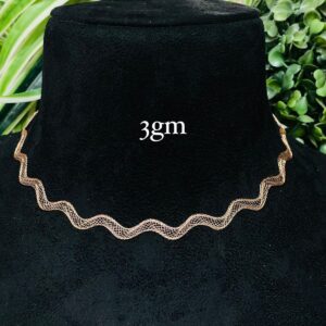Wavy Mesh Designer Gold Chain