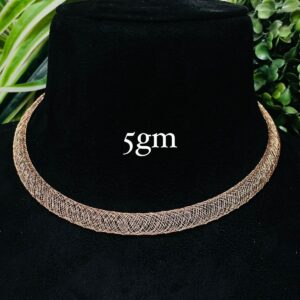 Elegant Mesh Gold Necklace