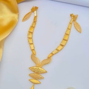 Designer Gold Necklace Set (13.450 gm)