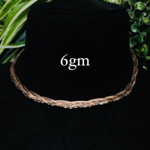 Braided Designer Gold Chain