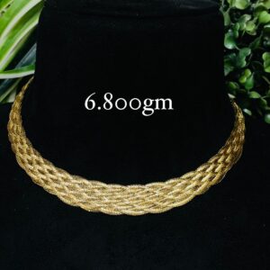 Premium Multi-Braid Gold Necklace