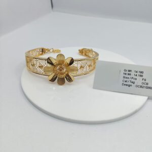 Designer Gold Kada (14.180 gm)