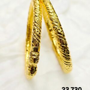 Classic Pattern Gold Bangles