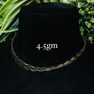 Multi-Strand Wave Gold Chain