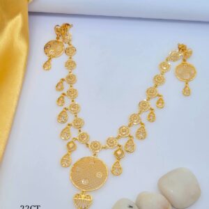 Designer Gold Necklace Set (15.000 gm)