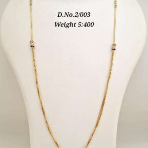 Gold Designer Chain Necklace – 5.400 gm