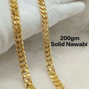 Gold Solid Nawabi Chain – 200 gm