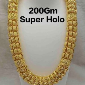 Gold Super Holo Heavy Designer Chain – 200 gm