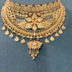 Maharani Floral Gold Choker