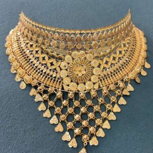 Temple Style Gold Bridal Choker