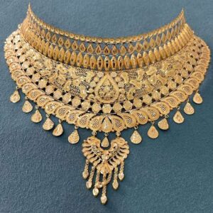 Peacock Heritage Gold Choker