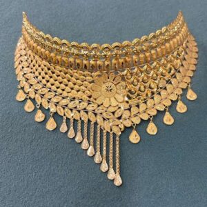 Layered Royal Bridal Gold Choker