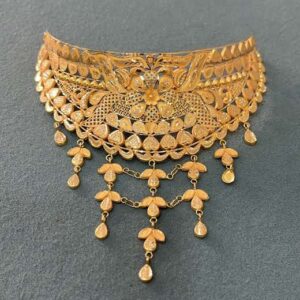 Designer Filigree Gold Choker