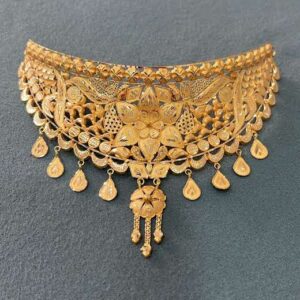 Maharani Floral Gold Choker