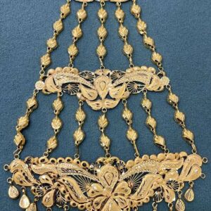 Antique Floral Gold Matha Patti