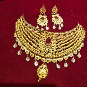 Broad Heritage Bridal Collar Necklace