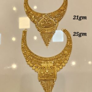 Black Display Temple Choker Set