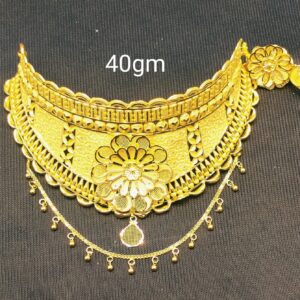 Floral Layered Festive Necklace