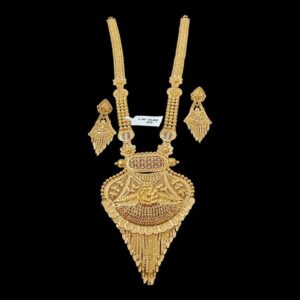 Dual Gold & Black Necklace Sets