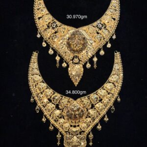 Dual Necklace Gold Set