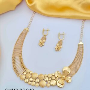 Cluster Floral Gold Set