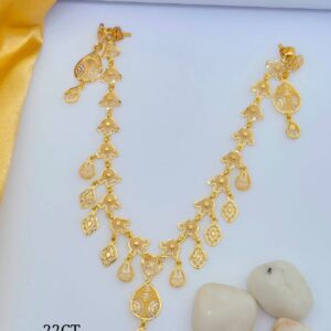 Gold Drop Design Necklace – 12.900 gm